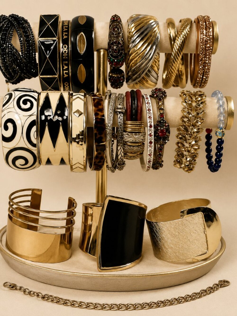 💎Vintage Bracelet & Bangle Lot Statement Cuffs Retro Fashion Jewelry Collection